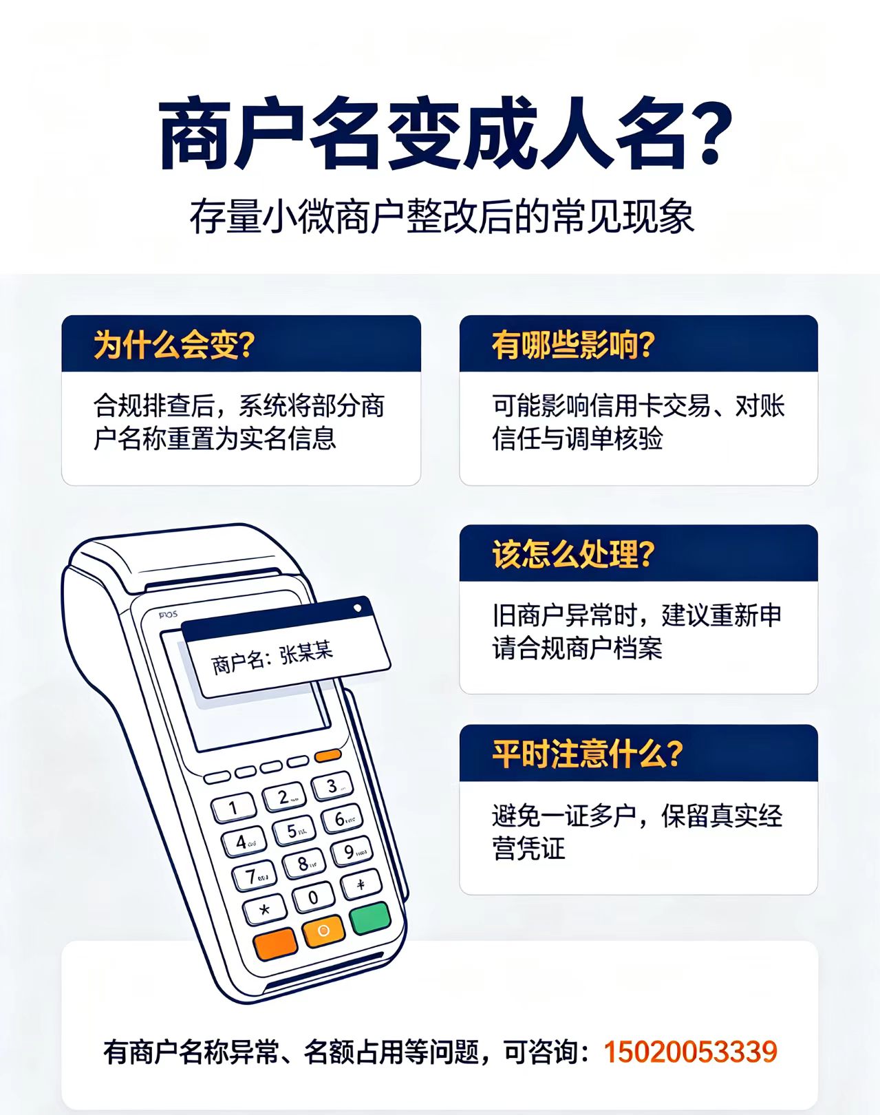 POS机账单显示人名！哪类入网会出现，对刷卡收款有哪些影响？