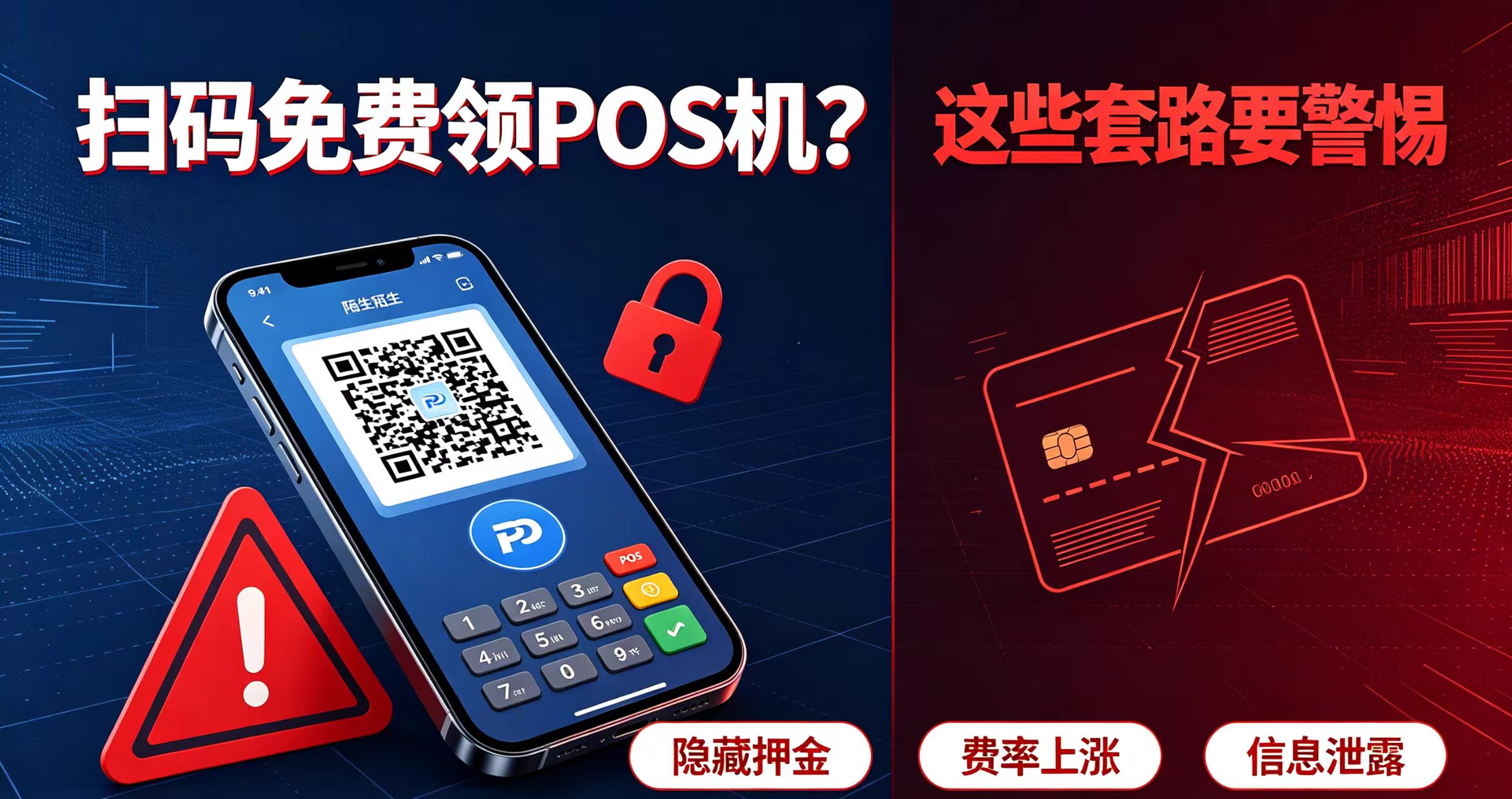 立刷官网：扫码就能免费领POS？商户务必提高警惕