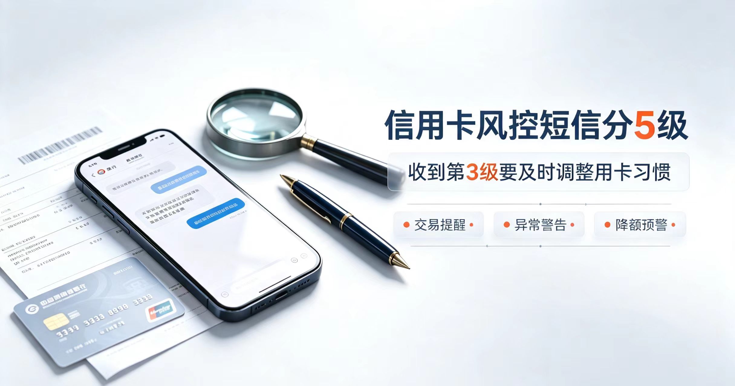 立刷官网POS机：信用卡风控短信分为5个等级，收到第三条建议立刻停止刷卡