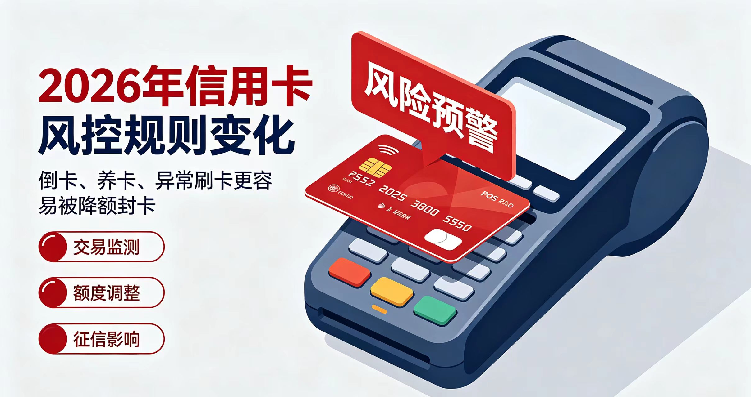 为什么刷卡就降额？2026年POS机倒卡，正在大面积触发银行风控