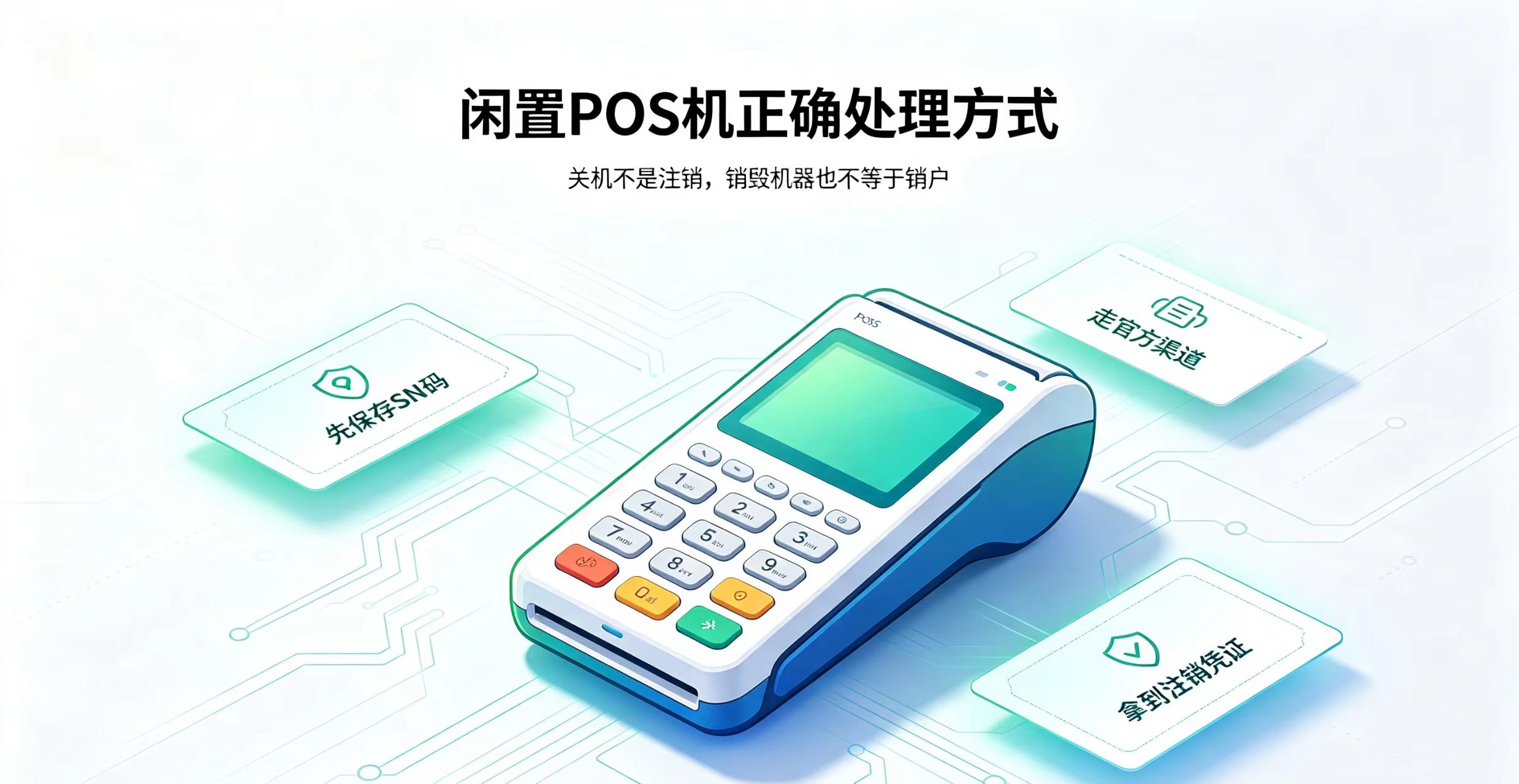POS机停用≠自动销户！一文讲清标准注销流程，这些错误操作千万别碰