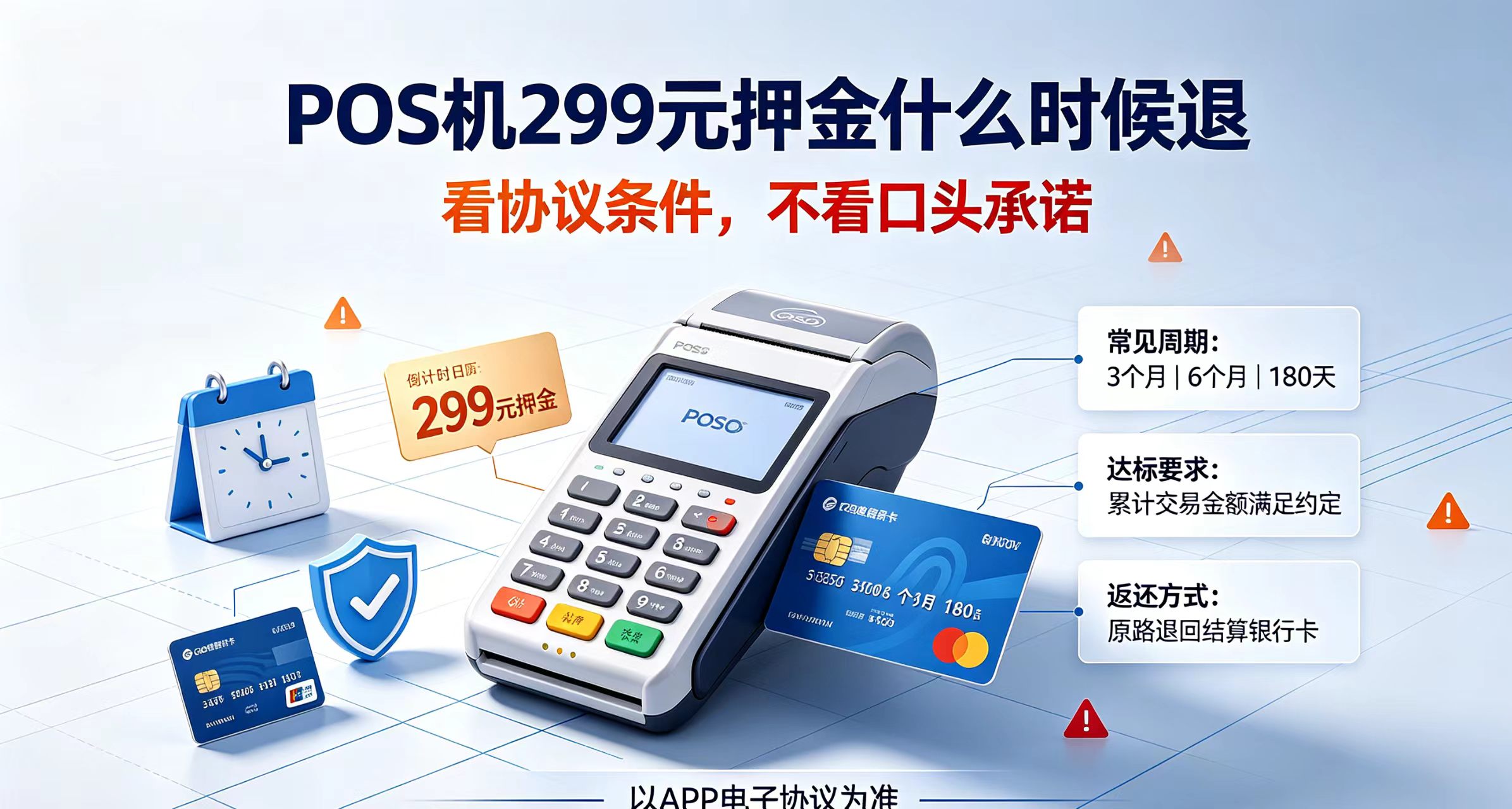 POS首刷冻结299元，多久才能返还？看完别再被忽悠